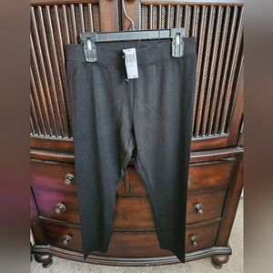 Premise Jet Black Leggings L Nwt